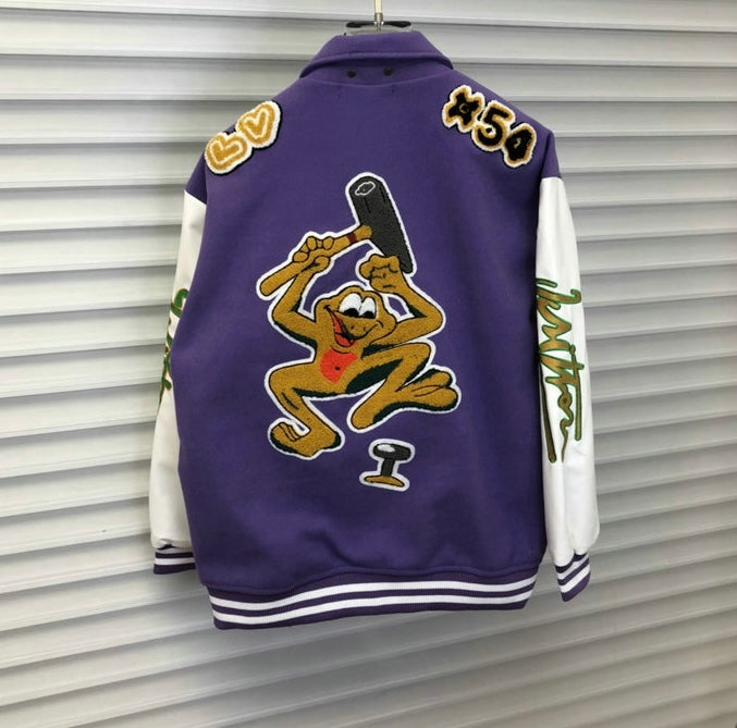 Jaqueta Varsity Louis Vuitton Purple - Encomenda