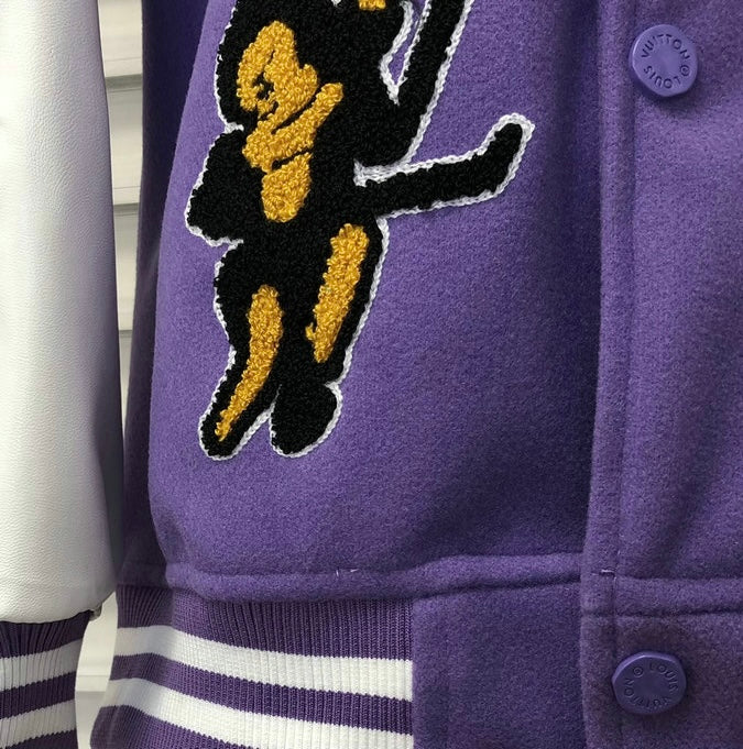 Jaqueta Varsity Louis Vuitton Purple - Encomenda