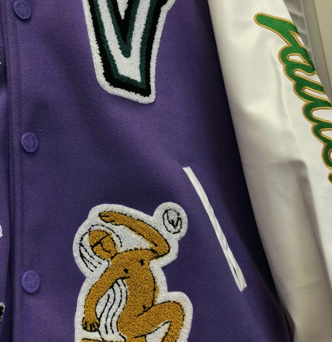 Jaqueta Varsity Louis Vuitton Purple - Encomenda