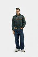 Jaqueta Porsche Aime Varsity Leather Jacket | Premium Motorsport Edition - Encomenda