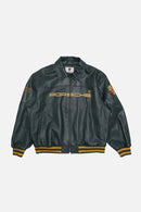 Jaqueta Porsche Aime Varsity Leather Jacket | Premium Motorsport Edition - Encomenda