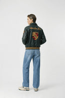 Jaqueta Porsche Aime Varsity Leather Jacket | Premium Motorsport Edition - Encomenda