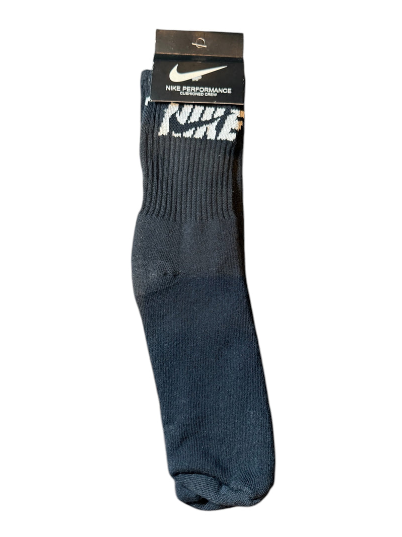 Meia Nike Sport Logo 2 Cano Alto Preto - Pronta Entrega
