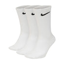 MEIA NIKE EVERYDAY LIGHTWEIGHT TRAINING CREW (3 PARES) BRANCO - Pronta Entrega