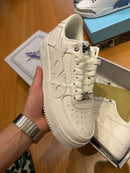 Tênis A Bathing Ape BAPE STA OVO "White" - Pronta Entrega