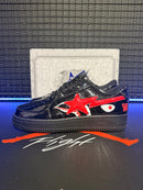 Tênis A Bathing Ape Bape Sta Low 'Shark - Black' - Pronta Entrega