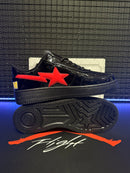 Tênis A Bathing Ape Bape Sta Low 'Shark - Black' - Pronta Entrega