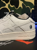 Tênis BAPE BLACK x Bapesta 'White Black' - Pronta Entrega