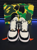 Tênis A Bathing Ape Bape Sta Low Black White - Pronta Entrega