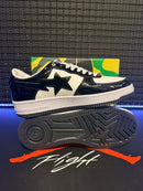Tênis A Bathing Ape Bape Sta Low Black White - Pronta Entrega