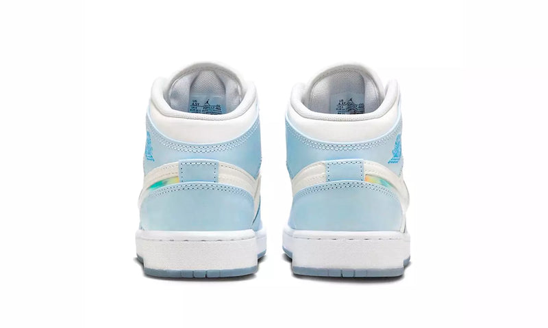 Nike Air Jordan Mid 'Glitter Swoosh 'Azul e Prata' - Encomenda