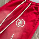 Calça Hellstar Red Flare Sweatpants - Encomenda