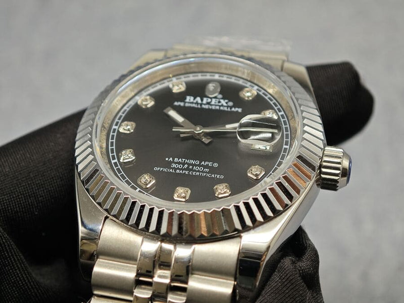 Relógio BAPE Type 6 BAPEX Prata - Encomenda