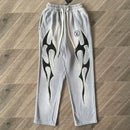Calça Hellstar Grey Future Flame Grey/Green - Encomenda