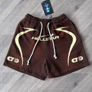 Hellstar Warm Up Shorts Brown - Encomenda