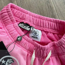 Calça Hellstar Flame Sweatpants Pink/Silver - Encomenda