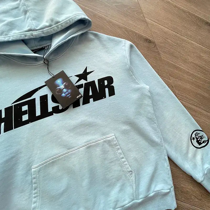 Moletom Hellstar Sky Blue - Encomenda