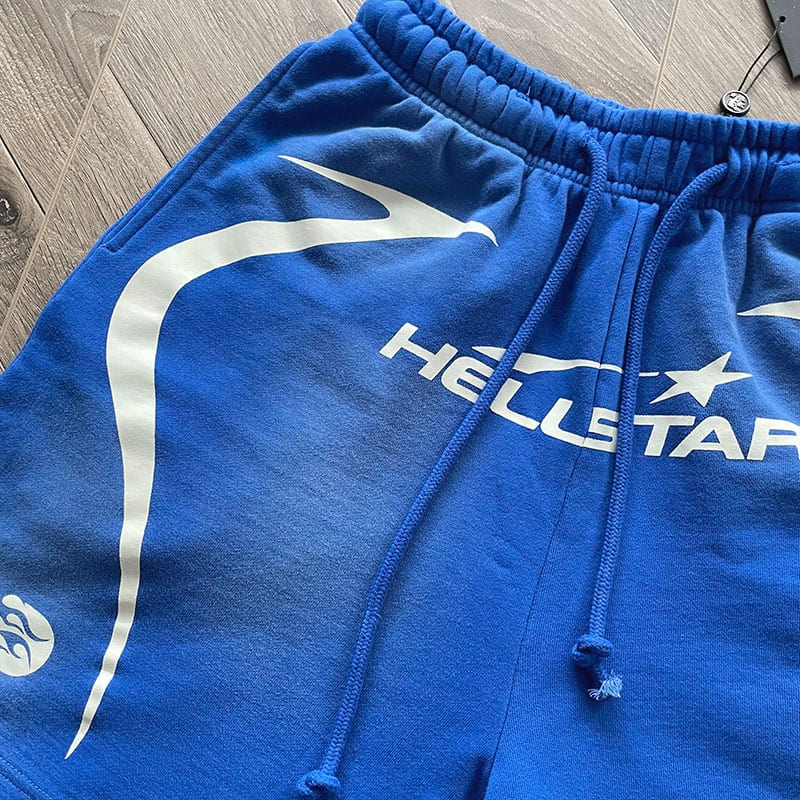 Hellstar Warm Up Shorts Blue - Encomenda