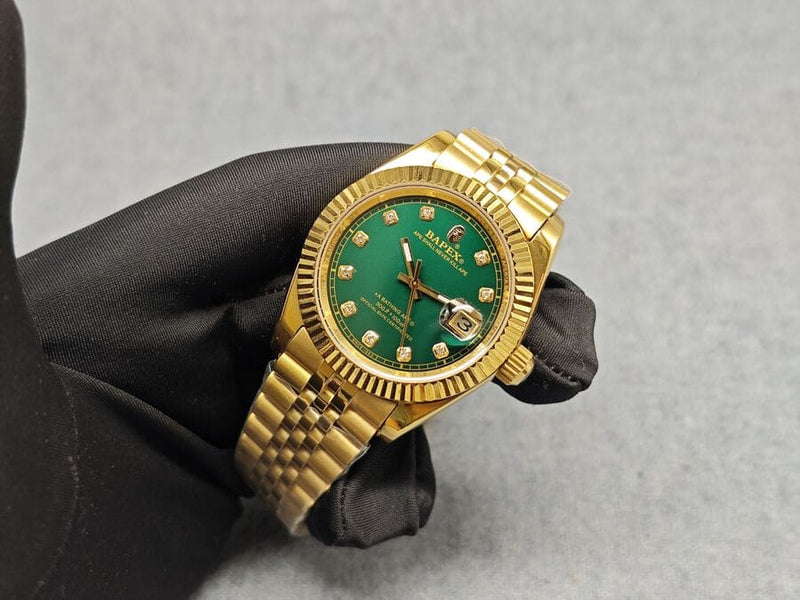 Relógio BAPE Type 6 BAPEX Dourado - Encomenda