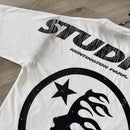 Camiseta Hellstar Studios Cartoon Logo Grey - Encomenda