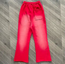 Calça Hellstar Red Flare Sweatpants - Encomenda