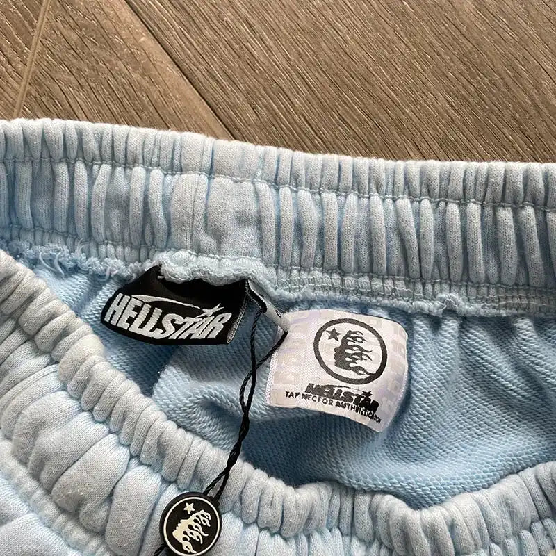 Shorts Moletom Hellstar Sky Blue - Encomenda