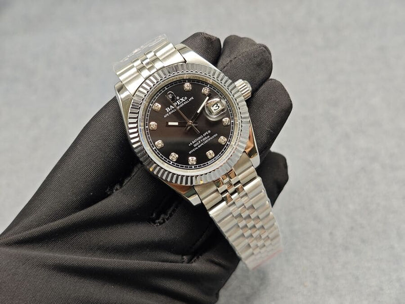Relógio BAPE Type 6 BAPEX Prata - Encomenda
