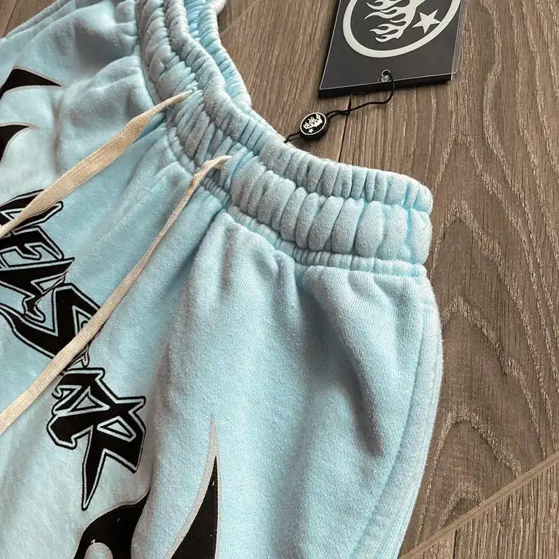 Shorts Moletom Hellstar Sky Blue - Encomenda