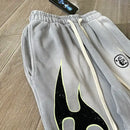 Calça Hellstar Grey Future Flame Grey/Green - Encomenda