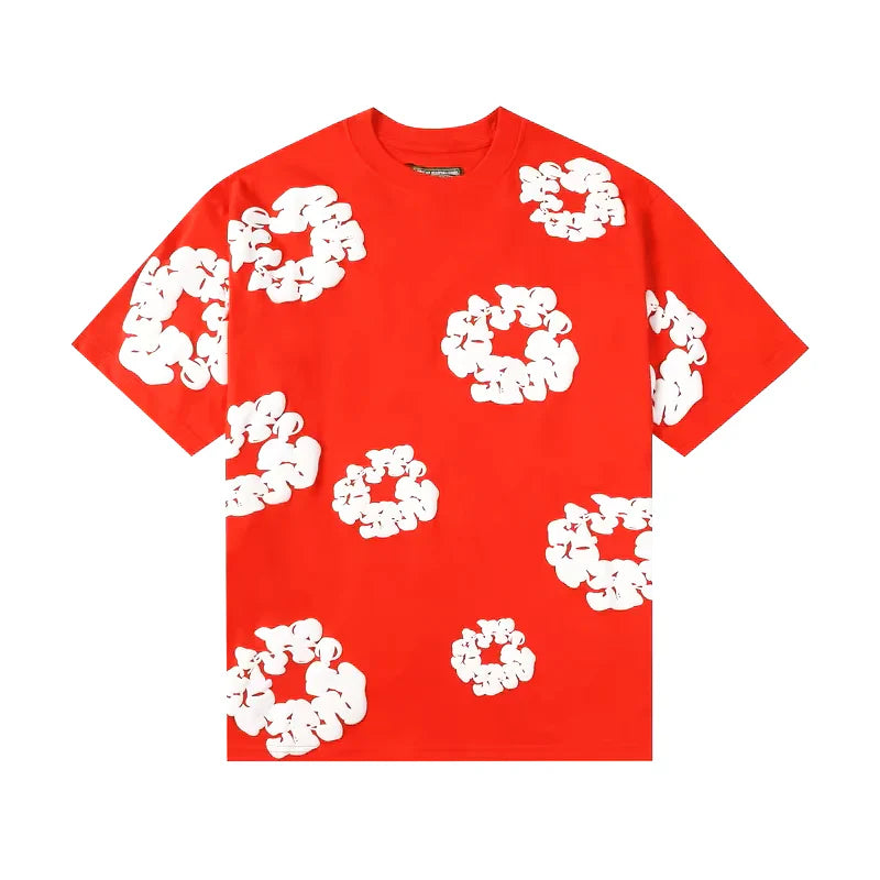 Camiseta Denim Tears Vermelho - Encomenda