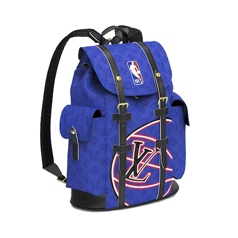 Mochila Louis Vuitton X NBA Christopher MM Blue - Encomenda