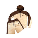 Conjunto Synaworld Pipe Hoodie & Shorts Bege - Encomenda