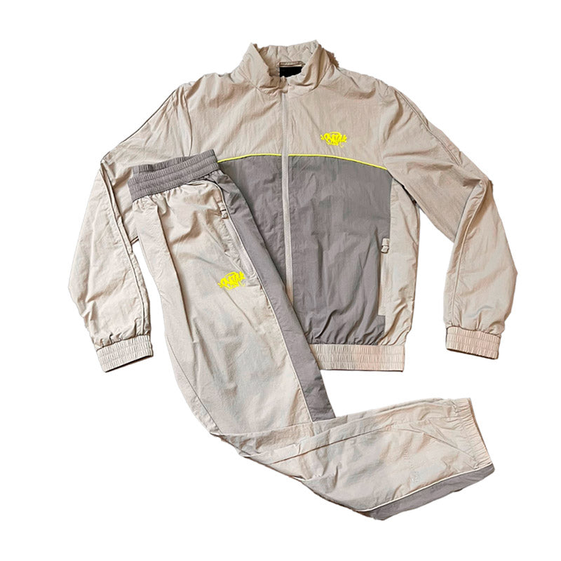 Conjunto Synaworld 'Syna Logo' Shell Cinza/Verde - Encomenda