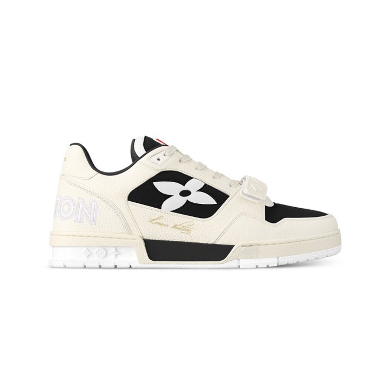 Louis Vuitton Trainer Black White Cream - Encomenda