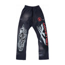 Calça Hellstar Airbrushed Skull Flare - Encomenda