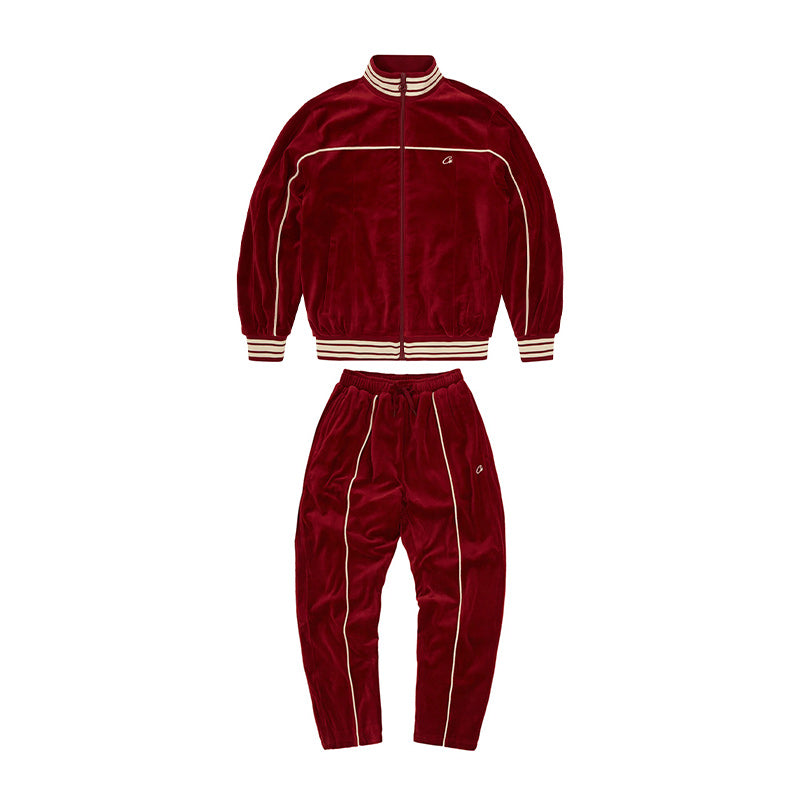 Conjunto Corteiz Veludo Vermelho - Encomenda