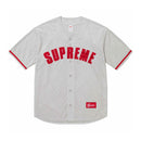 Camiseta Supreme Ultrasuede Mesh Baseball Cinza - ENCOMENDA
