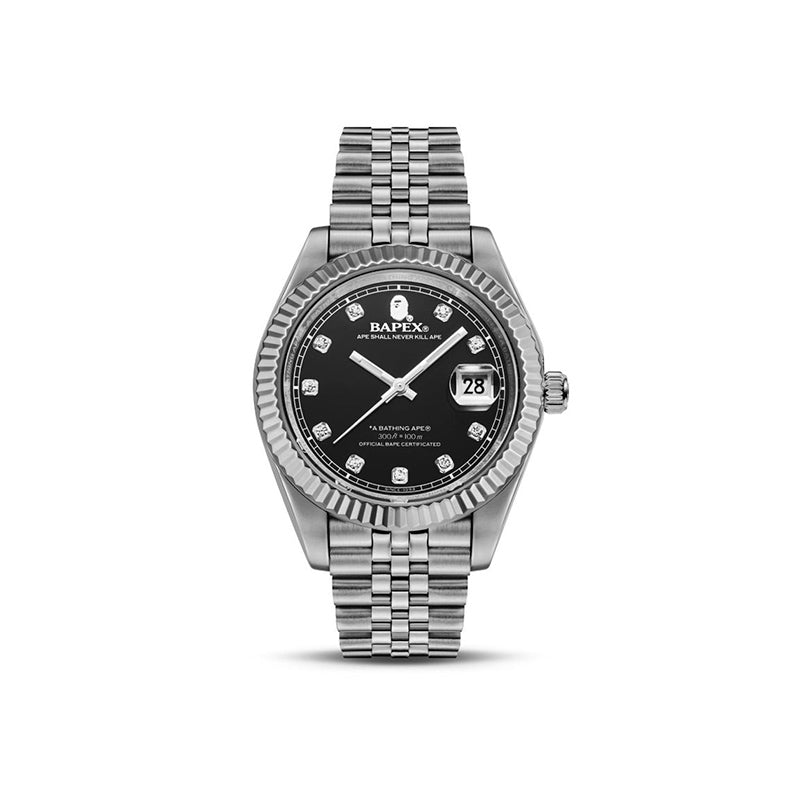 Relógio BAPE Type 6 BAPEX Prata - Encomenda