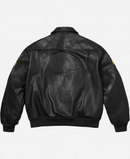 Jaqueta Supreme x Vanson Leathers "Spider-Man" Embroidered Leather Bomber  Black - Encomenda