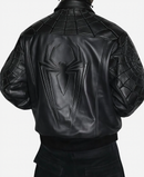 Jaqueta Supreme x Vanson Leathers "Spider-Man" Embroidered Leather Bomber  Black - Encomenda