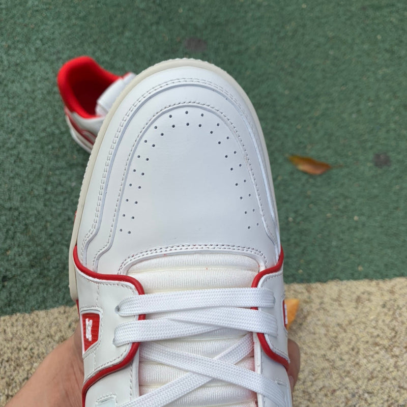 Louis Vuitton Trainer Bordeaux White Red - Encomenda
