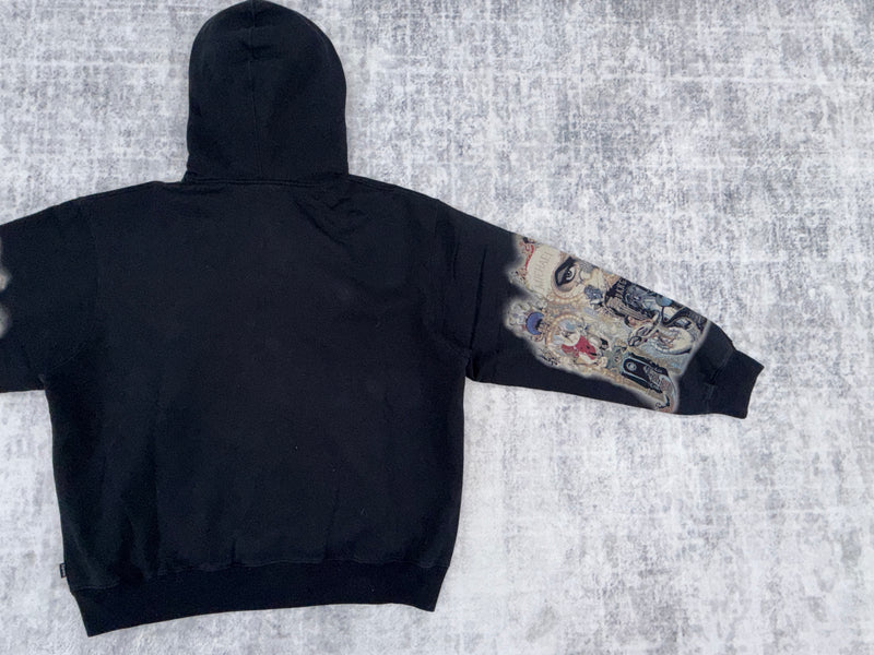 Moletom Michael Jackson x Supreme Dangerous Jaqueta Zip Up Black FW25-