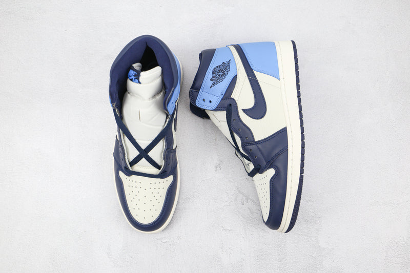 Jordan 1 Retro High Obsidian UNC - Encomenda