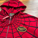 Moletom Vanson Leathers x Supreme Spider-Man Red - Encomenda