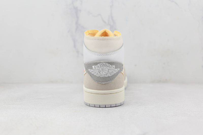 Jordan 1 Mid Craft Inside Out White Grey - Encomenda