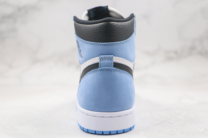 Jordan 1 Retro High White University Blue Black - Encomenda