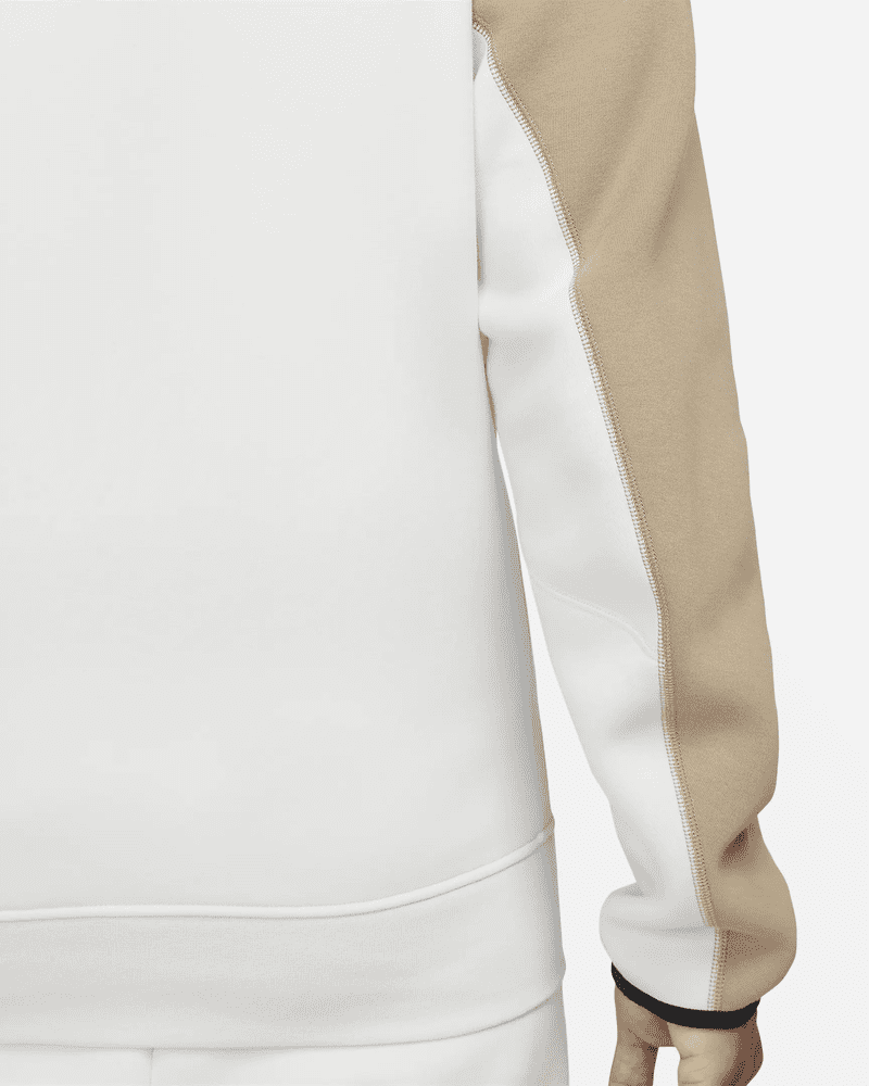 Conjunto Nike Tech Fleece Bege/Branco 2023 (New Season) - Encomenda