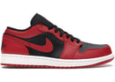 Jordan 1 Low Bred Toe Red - Encomenda