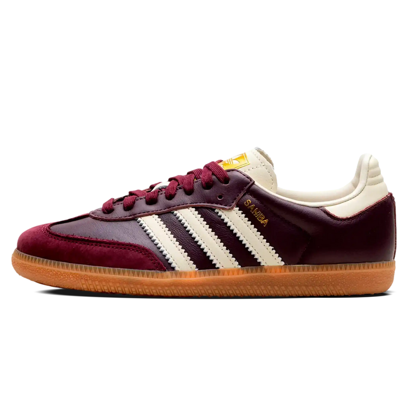 Adidas Samba 'Maroon Gold Metallic' Vinho/Cherry - Encomenda