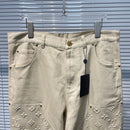 Calça Louis Vuitton Monogram Workwear Carpenter Cream - Encomenda